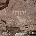 petroglyph paper dolls  at dino tracks P1010129